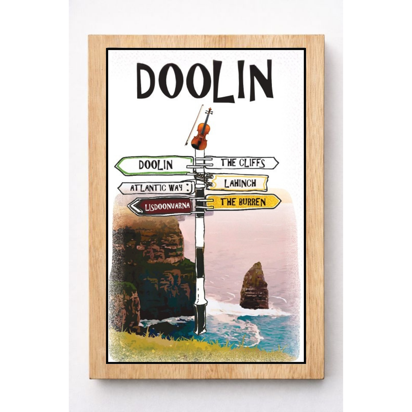 Doolin Sign - Green Fox