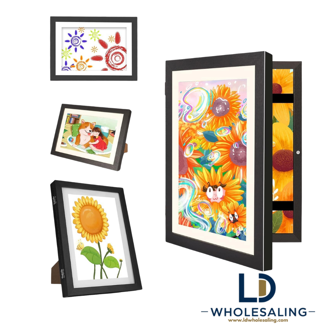 Kids Art Frame A4 Black