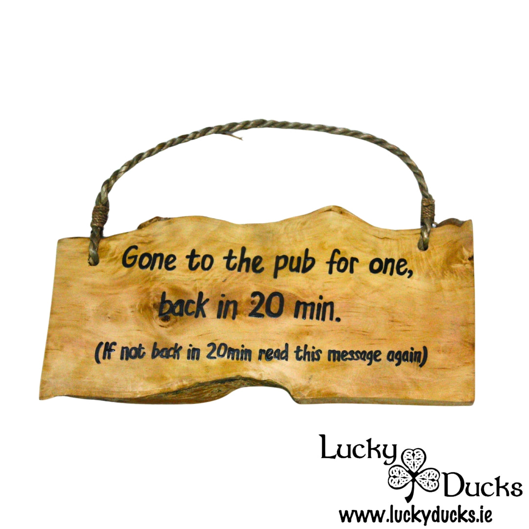 Gone to the Pub