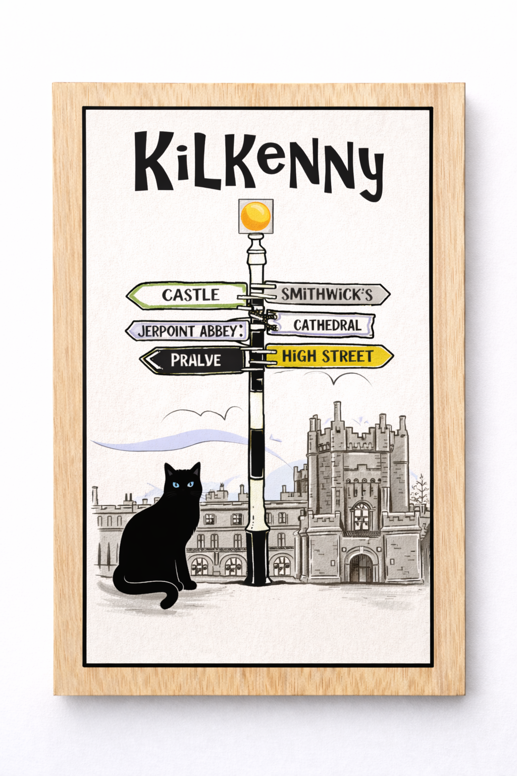 Kilkenny Sign - Green Fox