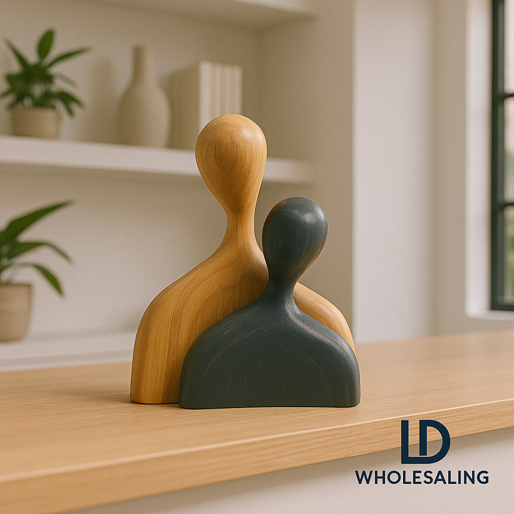 Abstract Couple Figurine Set