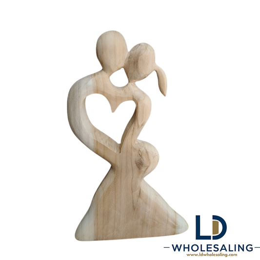 Abstract Love Couple Statue