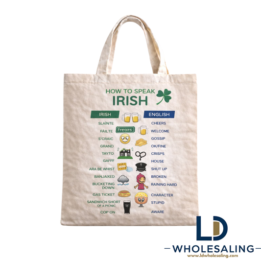 How to Speak Irish Tote Bag