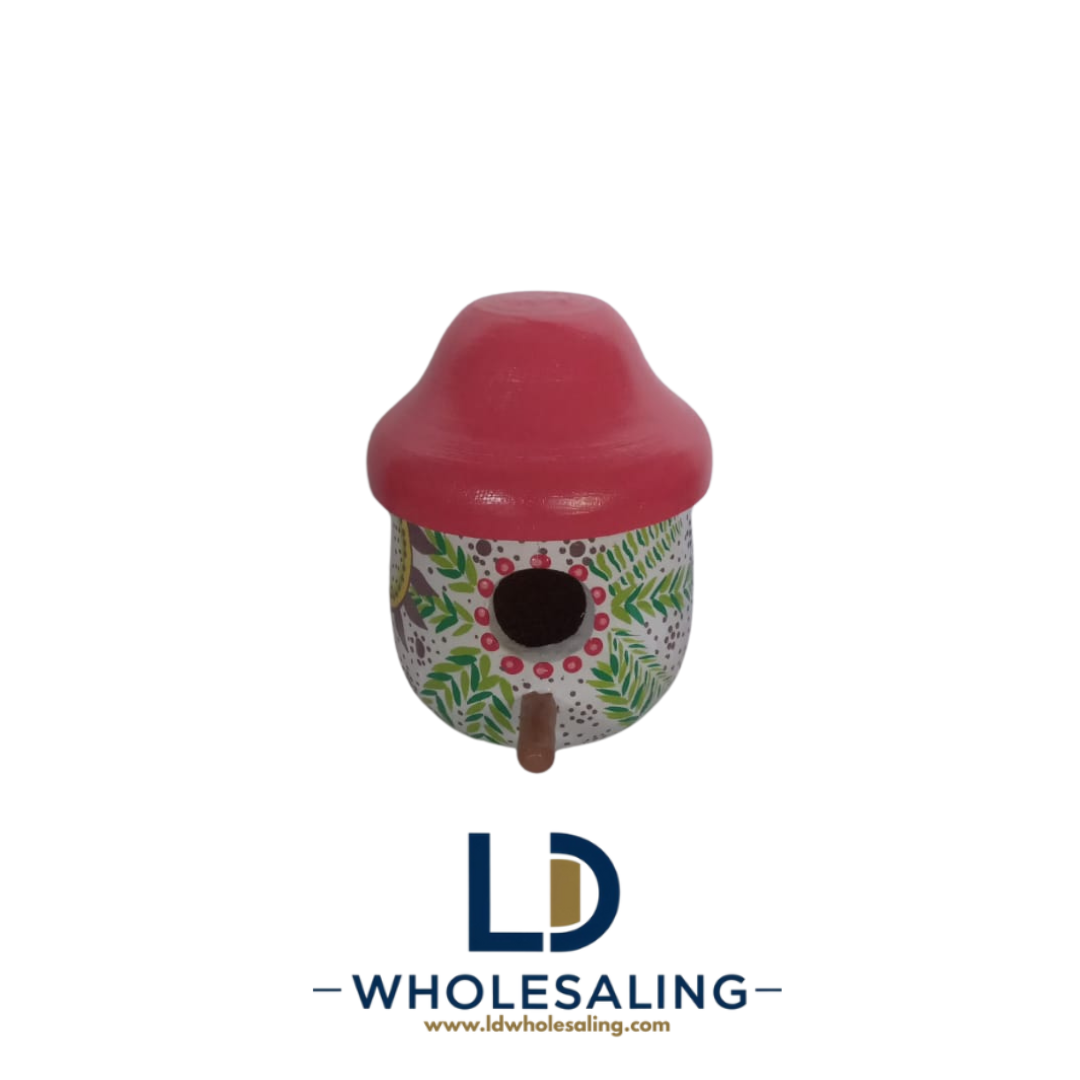 Bird house Acorn Small Leaf Painting