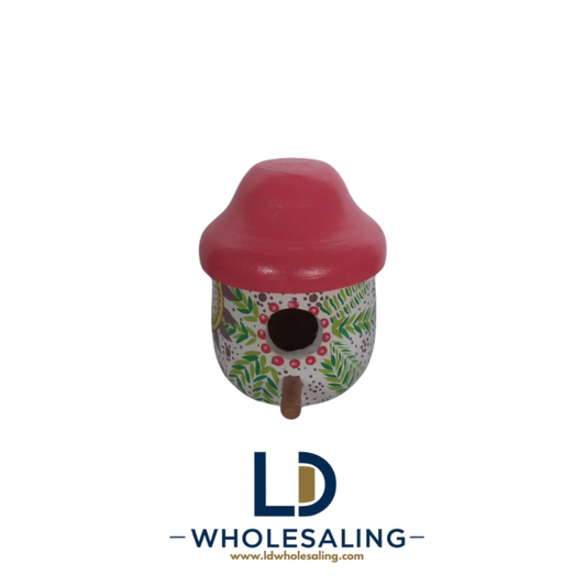 Bird house Acorn Small Leaf Painting