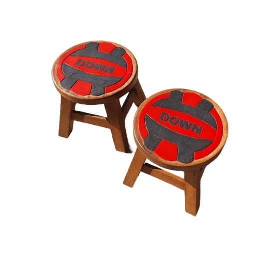 Down Kids County Stool