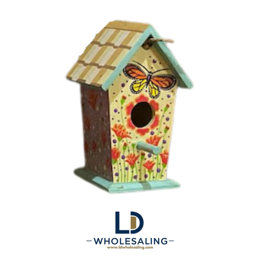 Bird house Butterfly Painting