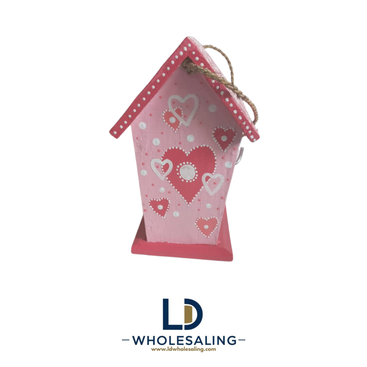 Bird house Pink Color