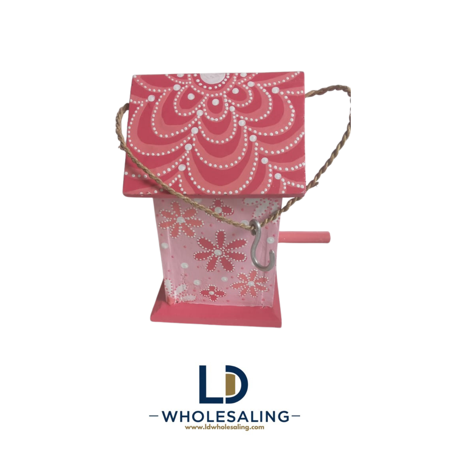 Bird house Pink Color