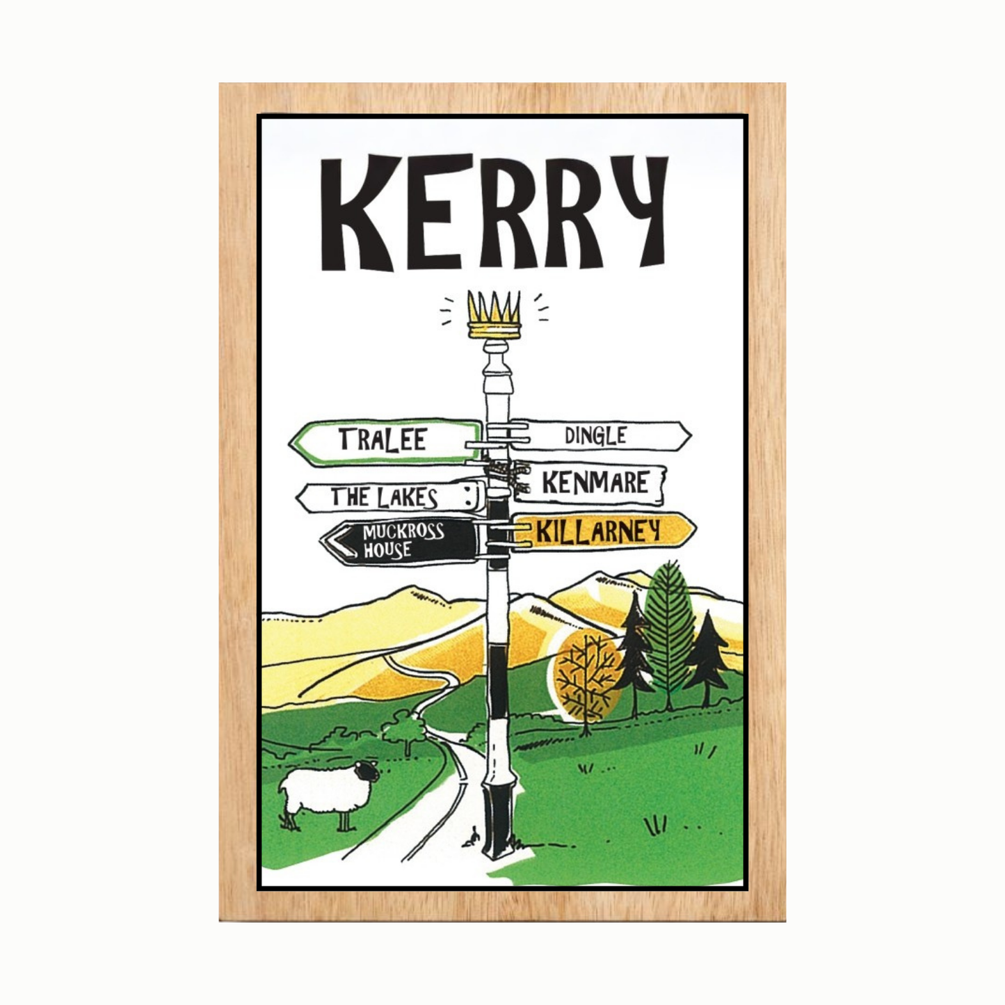 Kerry Sign - Green Fox