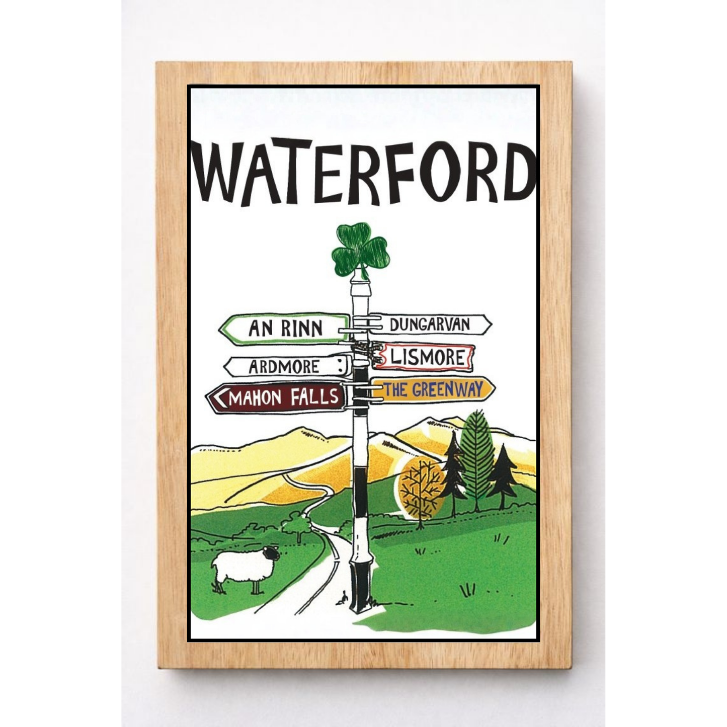 Waterford Sign - Green Fox