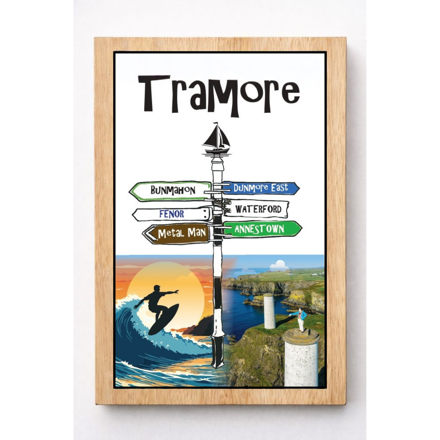 Tramore Sign - Green Fox