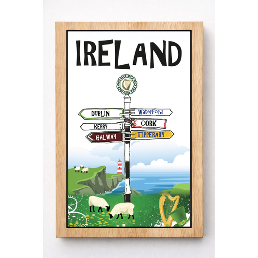 Ireland Sign - Green Fox