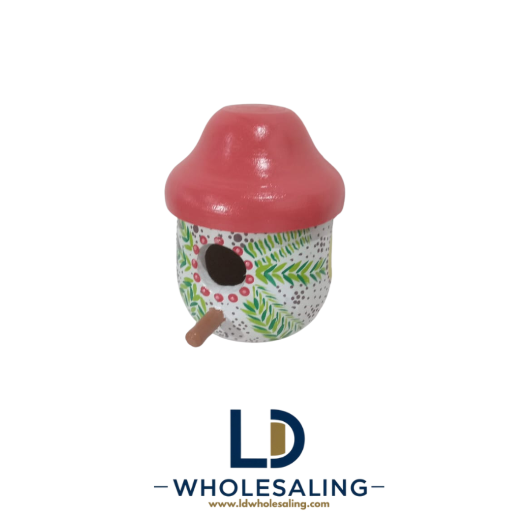 Bird house Acorn Small Leaf Painting