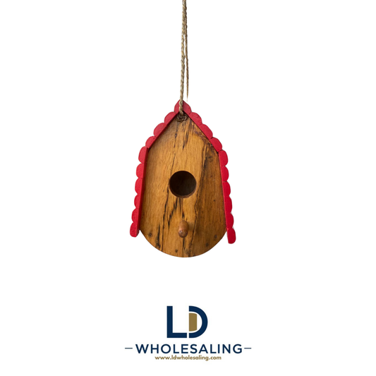 Bird House Jineng Natural with Red Roof