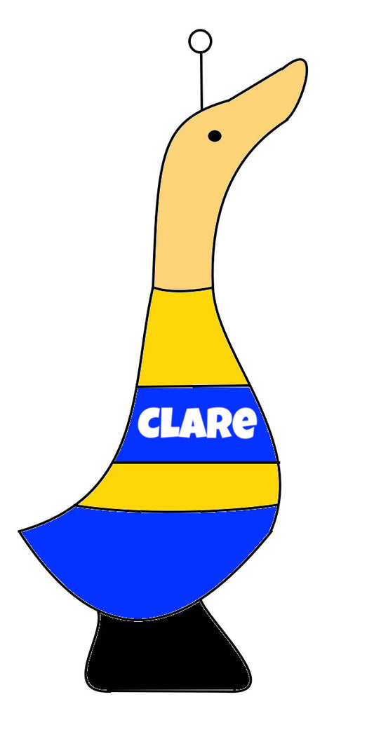 Clare Quacking Key Ring