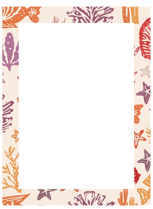 Kids Art Frame A3 Coral Sea