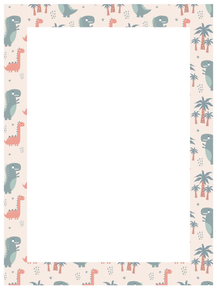 Kids Art Frame A4 Dinosaur