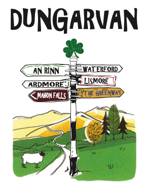 Dungarvan Sign - Green Fox