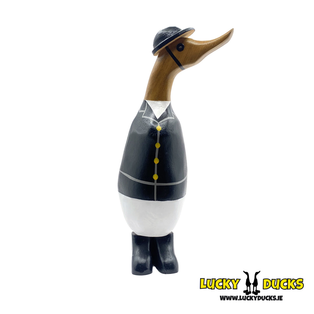 Equestrian Duckling with Helmet