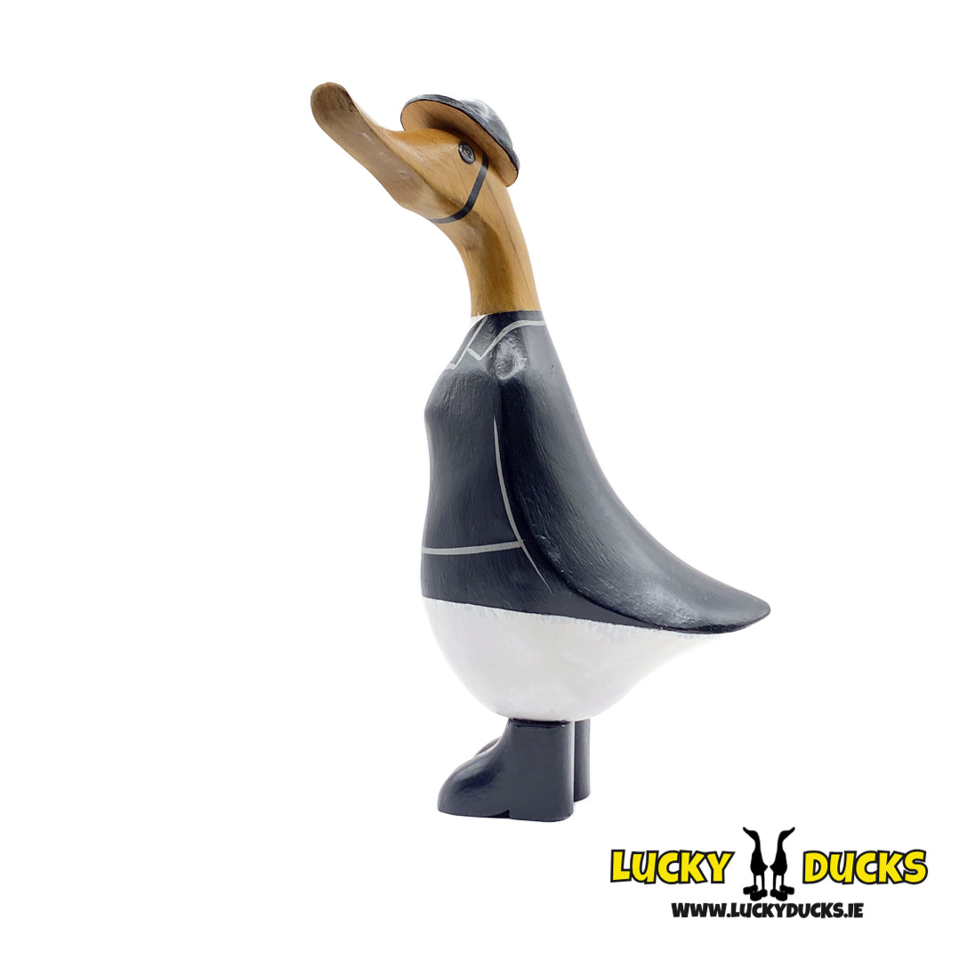 Equestrian Duckling with Helmet
