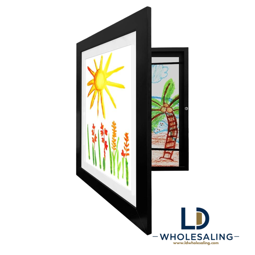 Kids Art Frame A4 Black