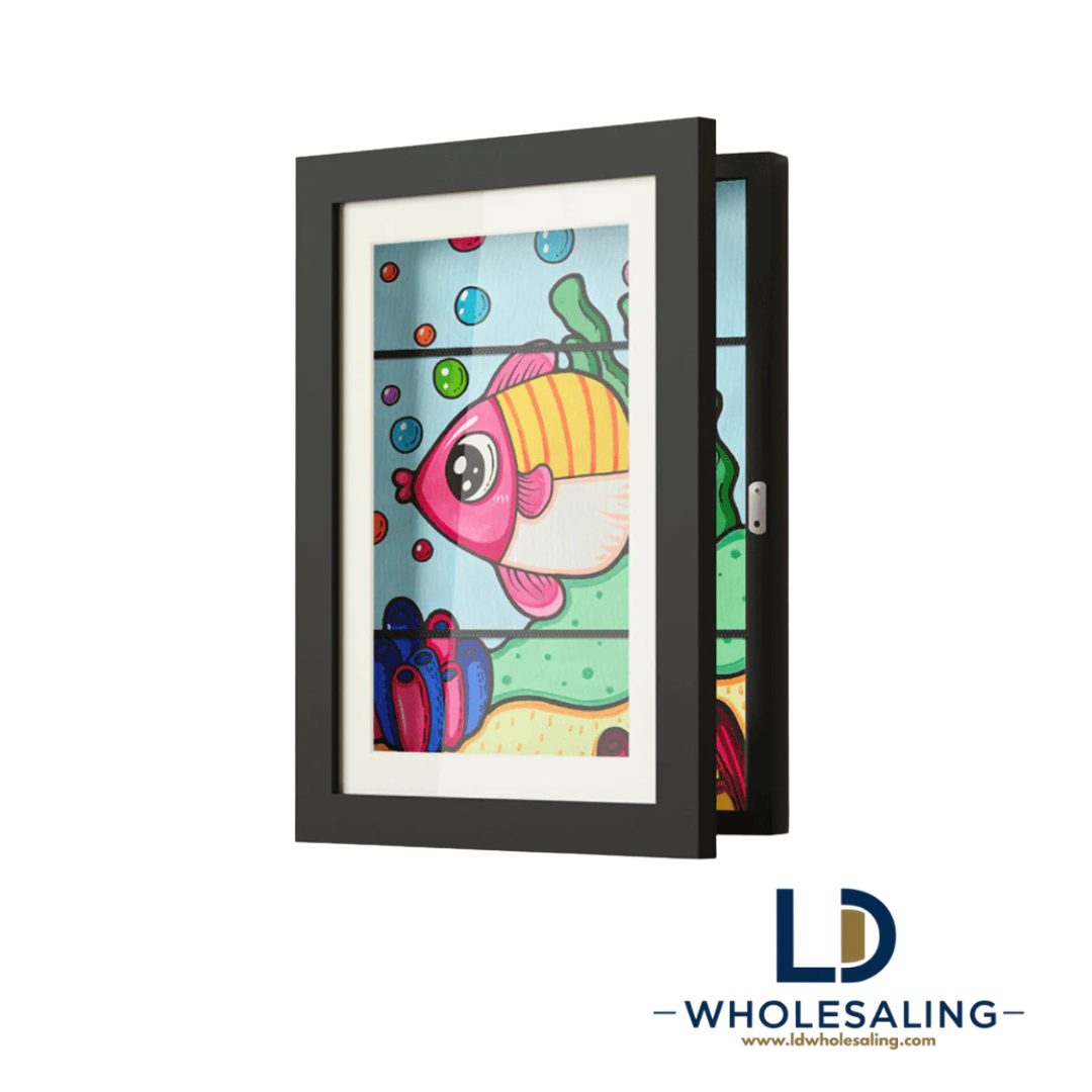Kids Art Frame A4 Black