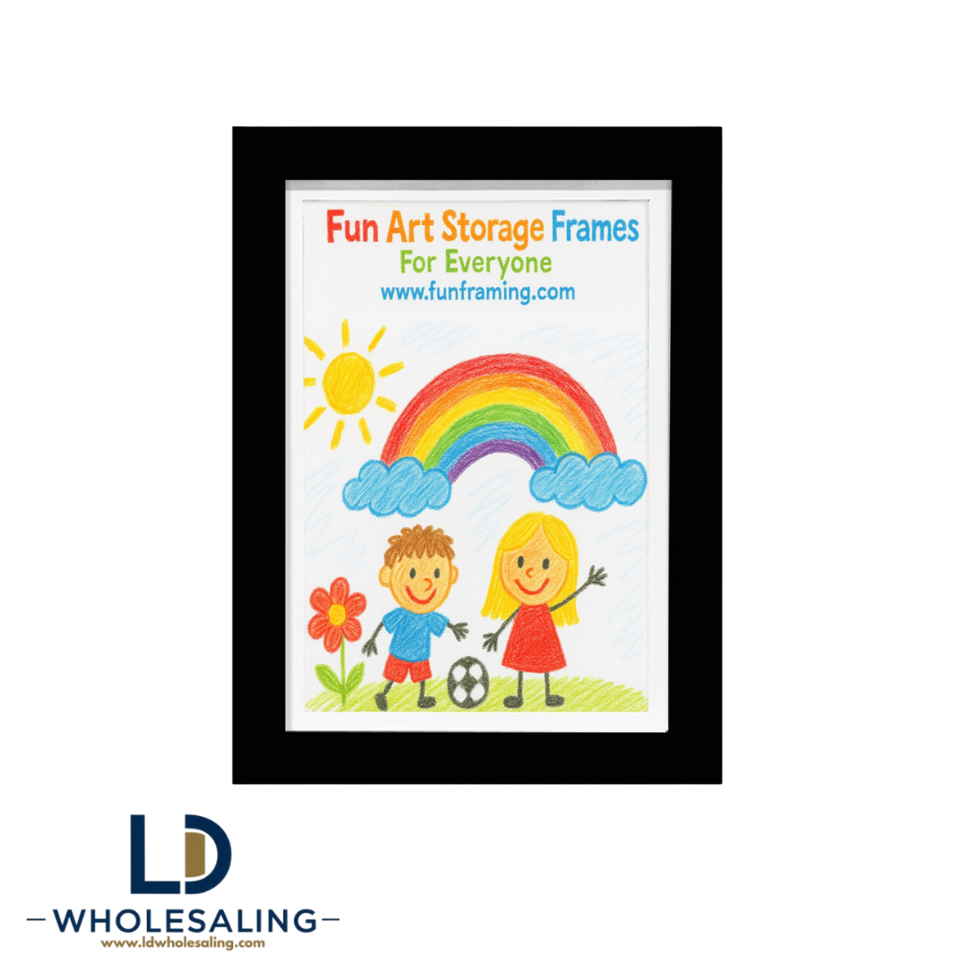 Kids Art Frame A3 Black