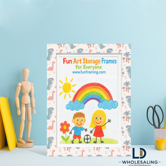 Kids Art Frame A4 Dinosaur