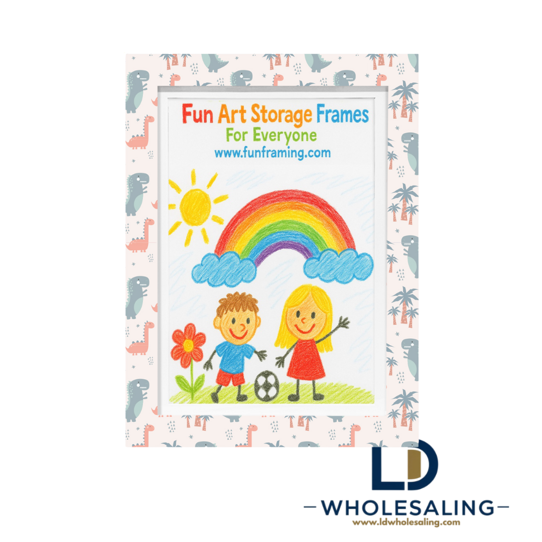 Kids Art Frame A5 Dinosaur