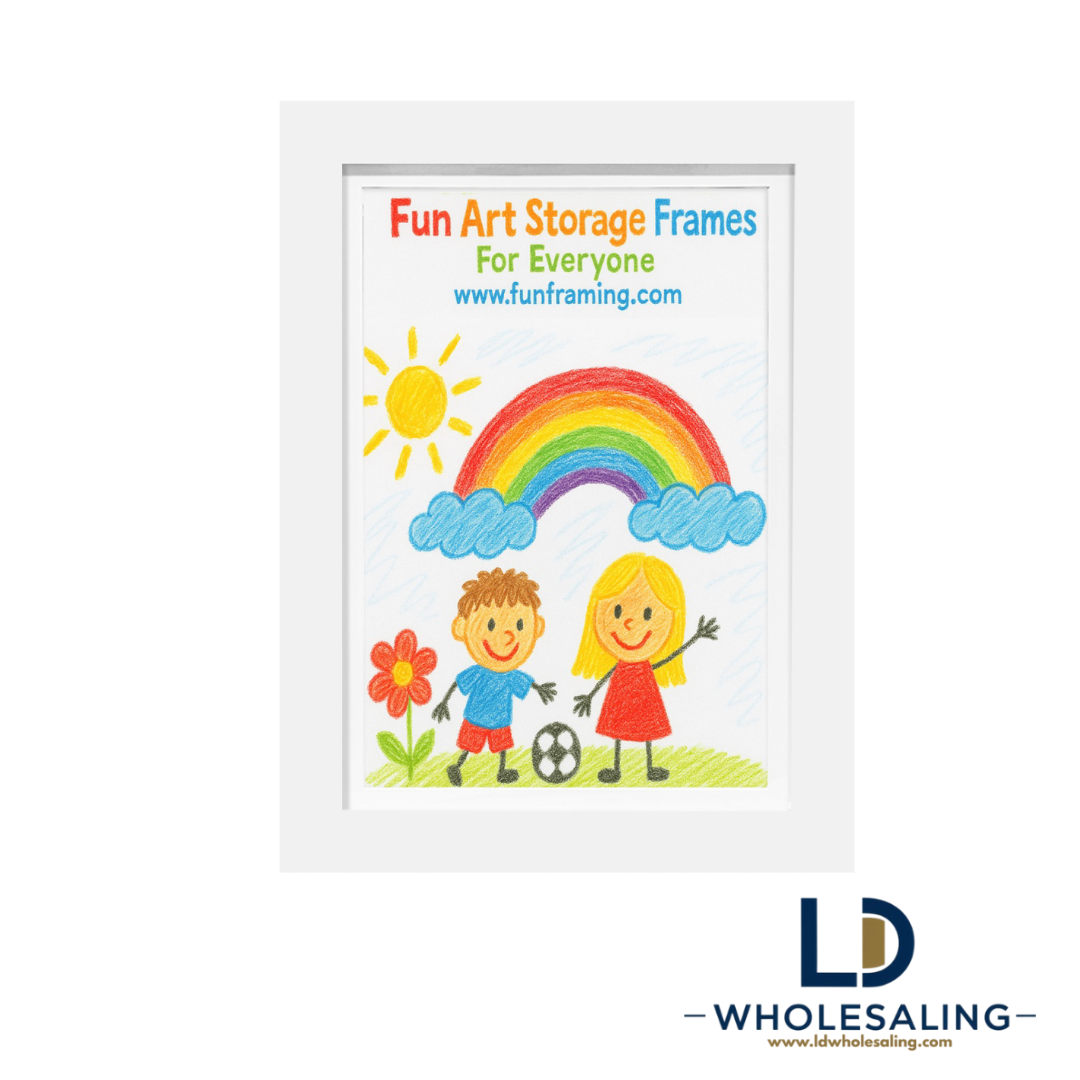 Kids Art Frame A5 White