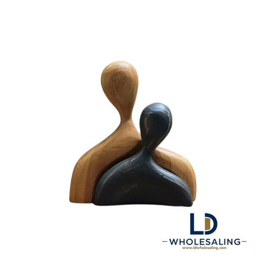 Abstract Couple Figurine Set