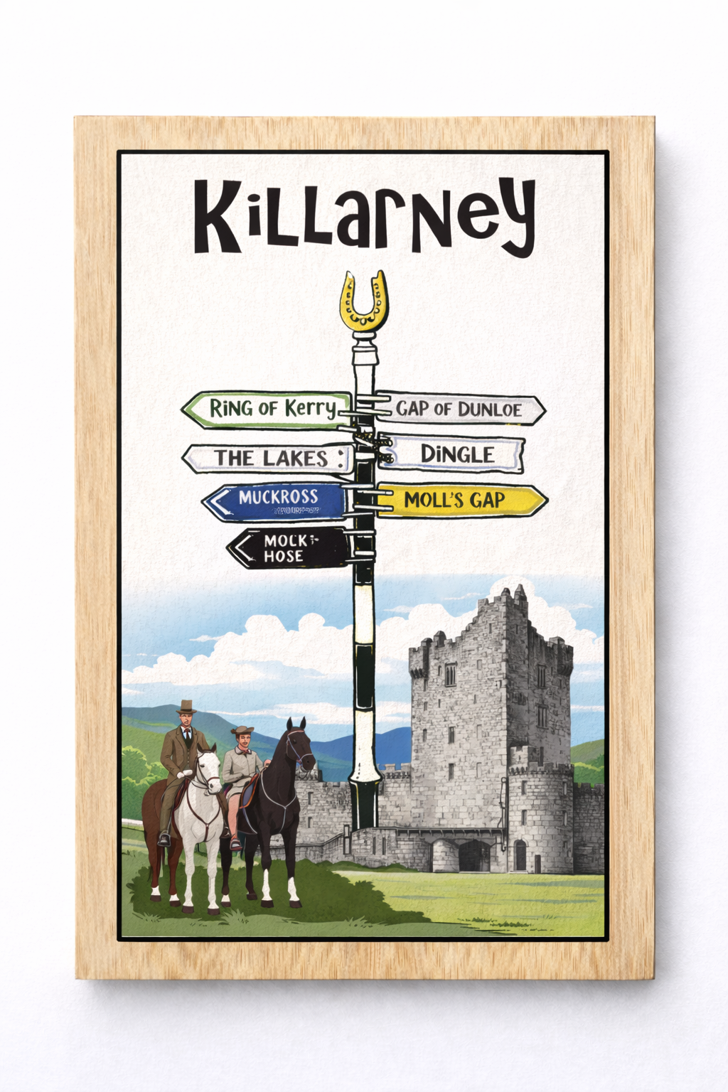 Kilarney Sign - Green Fox