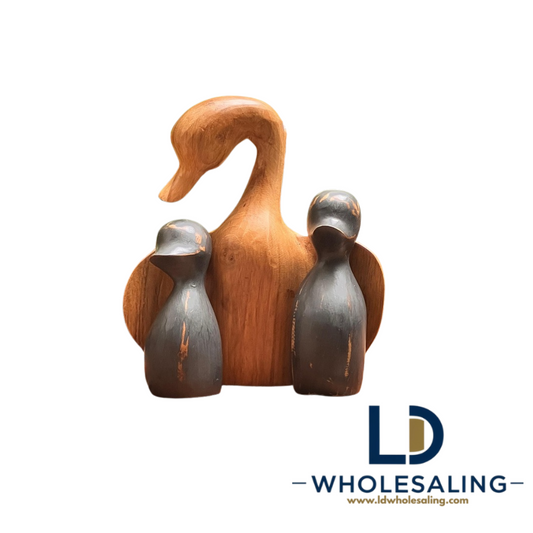 Swan Family Figurine Set