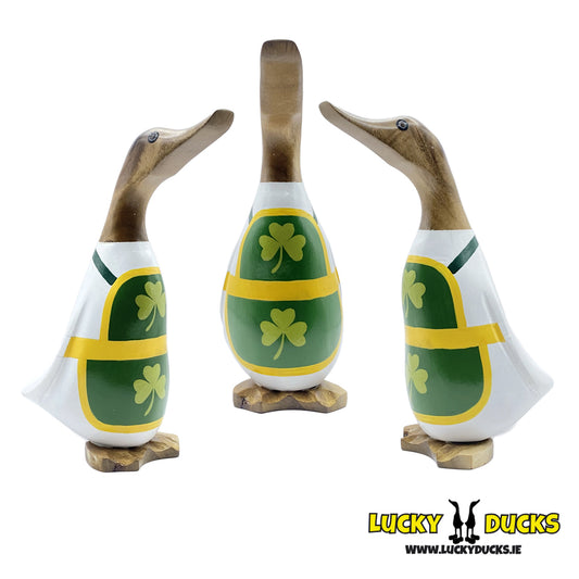 Mommy Duckling with Shamrocks